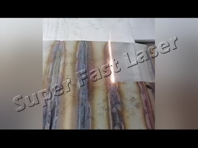 Уборщик лазера шва заварки нержавеющей стали машины чистки ржавчины лазера CNC отсутствие потребляемых веществ видео