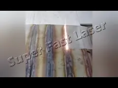 Уборщик лазера шва заварки нержавеющей стали машины чистки ржавчины лазера CNC отсутствие потребляемых веществ video