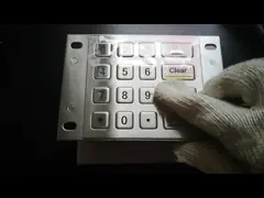 Кнопочная панель машины промышленного банка 4 кс 4 16 ключей с отверстиями держателя панели металла video