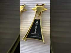 Медали и трофеи дизайна звезды изготовленные на заказ с 3D печатая от оптовой продажи фабрики video