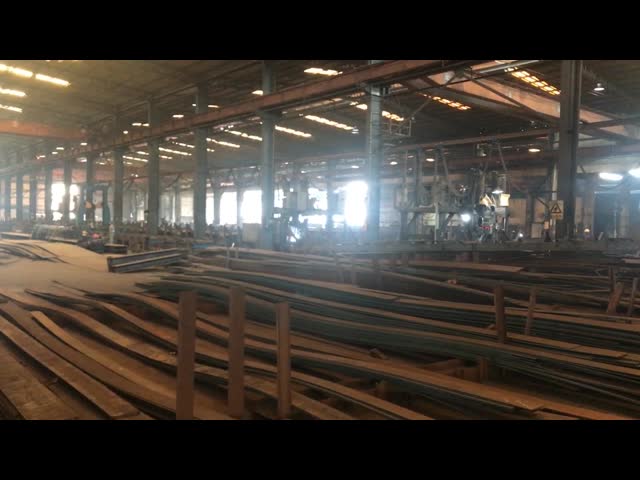 Quadros de construção de aço pesados que pintam colunas encaixotadas para a fábrica do Chile