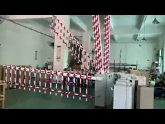 На открытом воздухе автоматическое поднимая снабжение жилищем барьеров руки высокопрочное стальное video