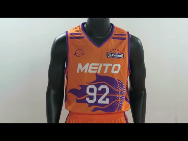 Personalized High School Basketball Jerseys / Mens Sublimated Basketball Uniforms