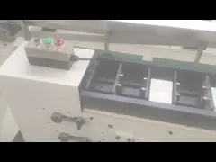 Машина санитарного полотенца автоматизации 70BPM кладя в мешки со сбором отходов video