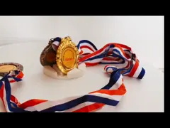 Сплав цинка услуги по конструированию ленты 3Д выгравировал медали спорт video