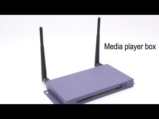Дистанционное управление коробки медиа-проигрывателя рекламы 4GB 4K HD через интернет видео