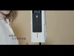 2 in 1 Disinfection Temperature Measure Infrared Thermometer Automatic Sanitizer Dispenser