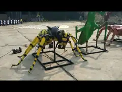Realistic Animatronic Insects Honeybee For Outdoor Kids Amusement Park