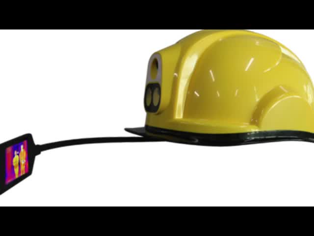 casco auto termal infrarrojo de la temperatura de la temperatura elegante 4G El video