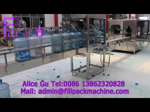 3 / 5 Gallon / 20L Bottle Water Washer Filler Capper Equipment / Plant / Machine / System / Line