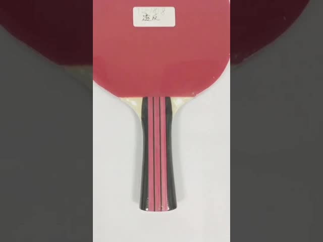 Color Handle Paddles Linden wood, White Sponge Reverse Rubber Table Tennis Racket