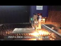 Супер автомат для резки 20KW/20000W лазера волокна наивысшей мощности video