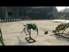 Children Playground Realistic Animatronic Dragonfly Model High Durability