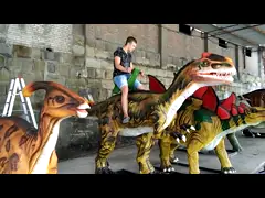 Interactive Animatronic Ride Dinosaur Display For Entertainment Mall