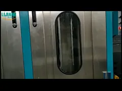 Шайба горизонтального вакуума стеклянная и машина сушильщика интегрированная для закаленного стекла video