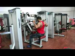 Смелая машина Пулльдаун Лат матрицы мышцы цвета мычки кабеля video