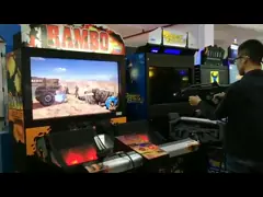 Машина видеоигры имитатора ЛКД Рамбо Акрылик 55 video