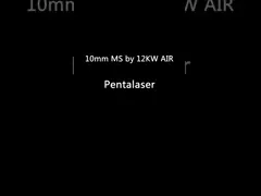 супер автомат для резки волокна лазера наивысшей мощности 12000В на резать сталь 35мм слабую video