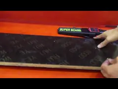 Металлоискатель аэропортов 150mm Handheld с батареей щелочных аккумуляторов video