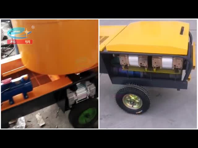 Электрический цементный раствор штукатуря машина для подкрепления стены видео