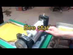 Электрический станок для вощины из пчелиного воска 220 В, алюминиевый сплав, оборудование для пчеловодства video