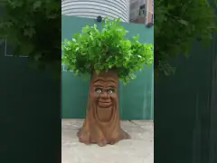 Artificial Lifelike Funny Animatronic Talking Tree For Theme / Amusement Park