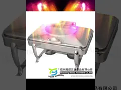 Блюдо уникального ресторанного обслуживании ссаживая, грелка еды Дишес материал СС качества еды надежный video