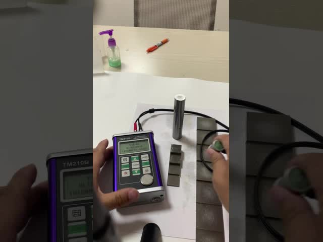 Equipamento de testes ultrassônico da espessura do calibre/metal de espessura de 128×64 Lcd