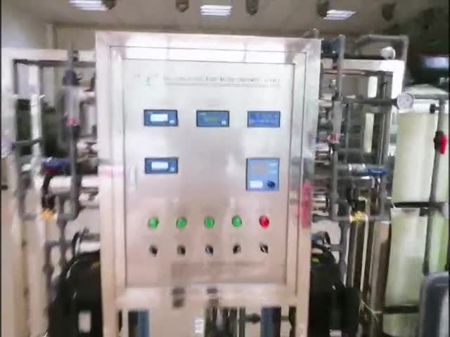 Система водообеспечения завода 3ph водоочистки EDI Ultrapure для картины видео