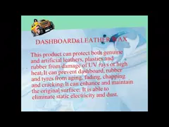 Decontaminating 500ml 750ml Car Polish Liquid For Dashboard