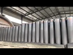 Клобук огня сопла горелки Сисик трубки кремниевого карбида спекать печи печи video