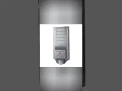 Столбы уличного фонаря фотоэлемента солнечные приведенные в действие вне освещения периметра складских помещений video