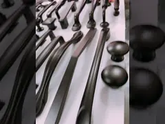 Que electrochapa el tirón del hardware las manijas de proceso, armario de cocina de la aleación del cinc maneja diseño especial