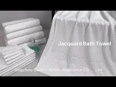 Полотенца качества гостиницы азо жаккарда свободные video