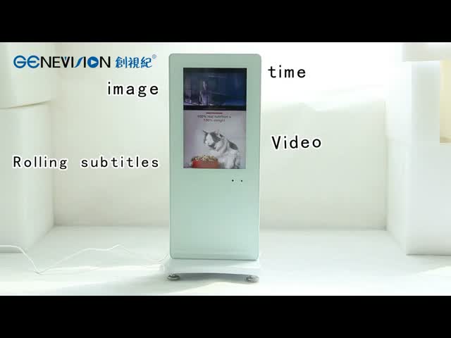 Таблицы разрешения ХД киоски рекламы высокой стоящие показывают 10,1 дюйма с 3Г/4Г/5Г видео