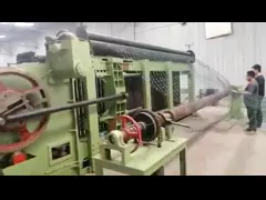 двойник сплетя машины плетения провода 4.3mm шестиугольный переплел SGS video