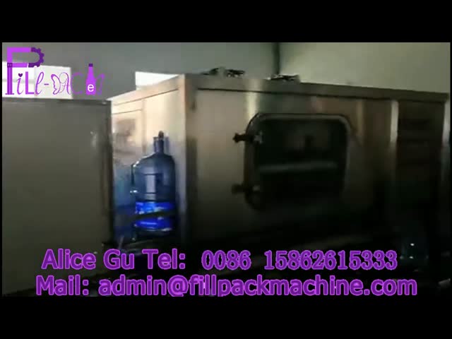 3 In 1 QGF-1000 Mineral Water Bottling Machine