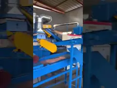 Pulse Dust Collect 0.1-25mm Wire Granulator Machine