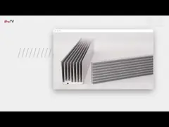 Выполненные на заказ алюминиевые профили штранг-прессования Хеацинк для наивысшей мощности привели свет video