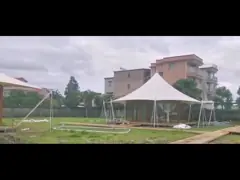 Шатры роскошного курорта термоизоляции с твердым деревянным полом video