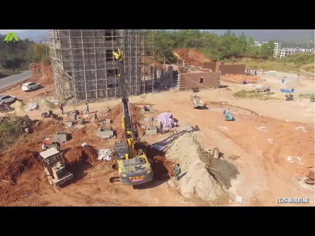 Роторная конкретная сверля машина расточкой KR60C гидравлического трубопровода Tysim снаряжения кучи портативная видео