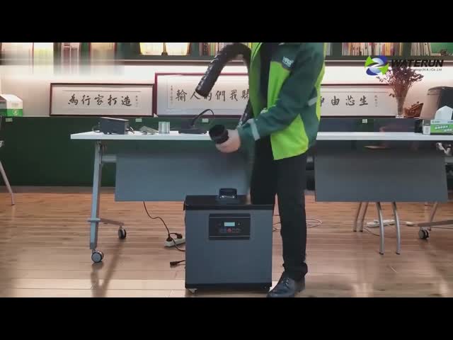 Пре- фильтровать Партикулатес систем извлечения перегара хлопка фильтра приостанавливанный пылью видео