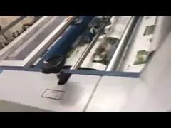 Semi автоматическая машина для производства бумажных ламинатов фильма SFML-720 25m/Min Bopp video