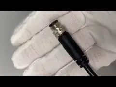 2 соединителя электропитания ДК Пин, разъем питания приведенный ДК Джека для сигнальных линий video