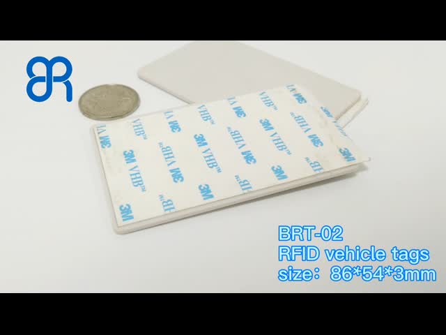 Анти- демонтируйте RFID крепко маркируйте белый цвет для управления BRT-02 корабля видео