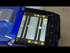FTTH Fiber Optic Splicing Machine With Built In Visual Fault Locator