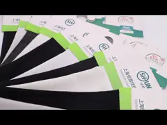 сторона двойника 300g почистила шерсти щеткой полиэстера галстука Interlining для связи шелка video