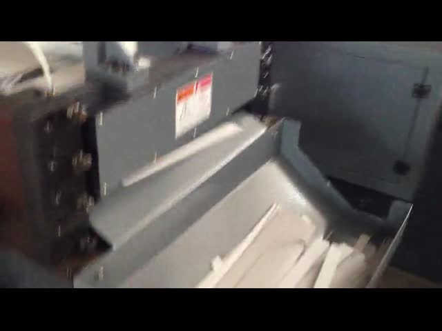 420mm Cutting Length 200 Times/Min 1.1kw Spine Cutter video