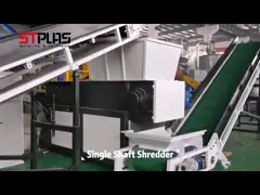 стирка полиэтиленовой пленки 2000kg/h повторно используя машину с ленточным транспортером video