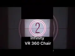 Возбуждая 720 имитатор вращения ВР стула Вр арены 360 летного тренажера степени для имитатора русских горок video